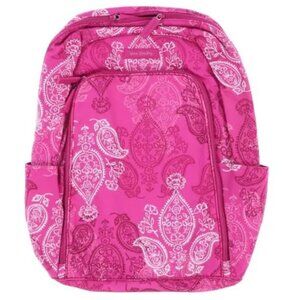 Vera Bradley Campus Backpack Pink Paisley NWT School Travel Bag